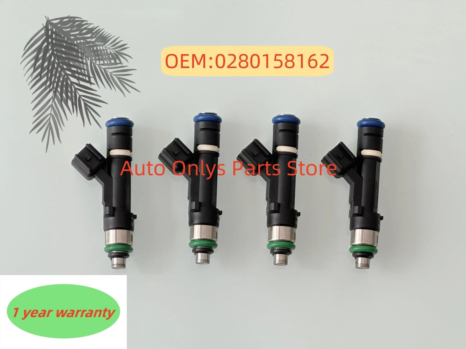 

4X 0280158162 Fuel Injector Nozzle For Ford Escape Fusion Lincoln MKZ Mazda Tribute Mercury Mariner Milan 2009-2012