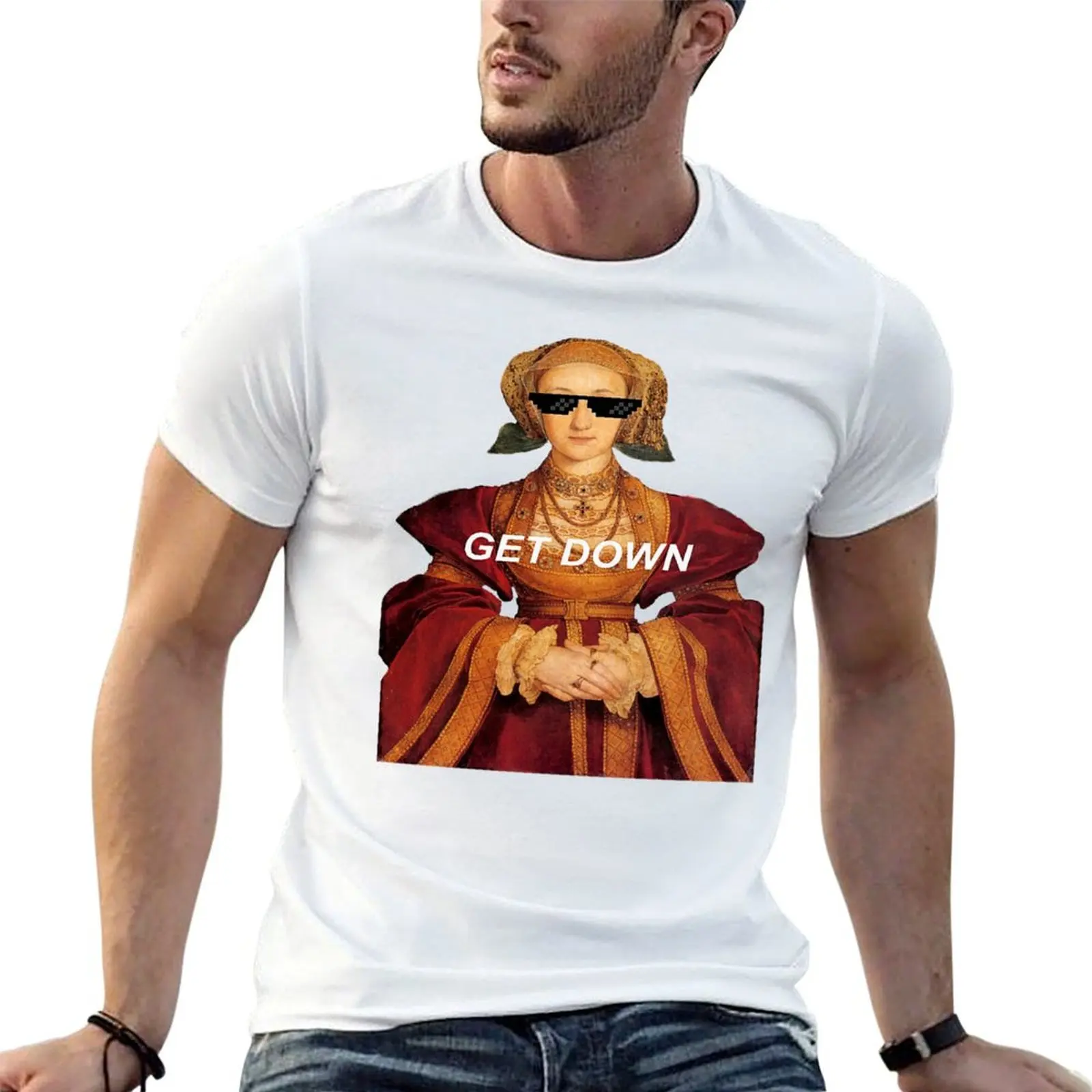 Get Down (Anne Of Cleves) T-Shirt Classic Basic Casual T-Shirt