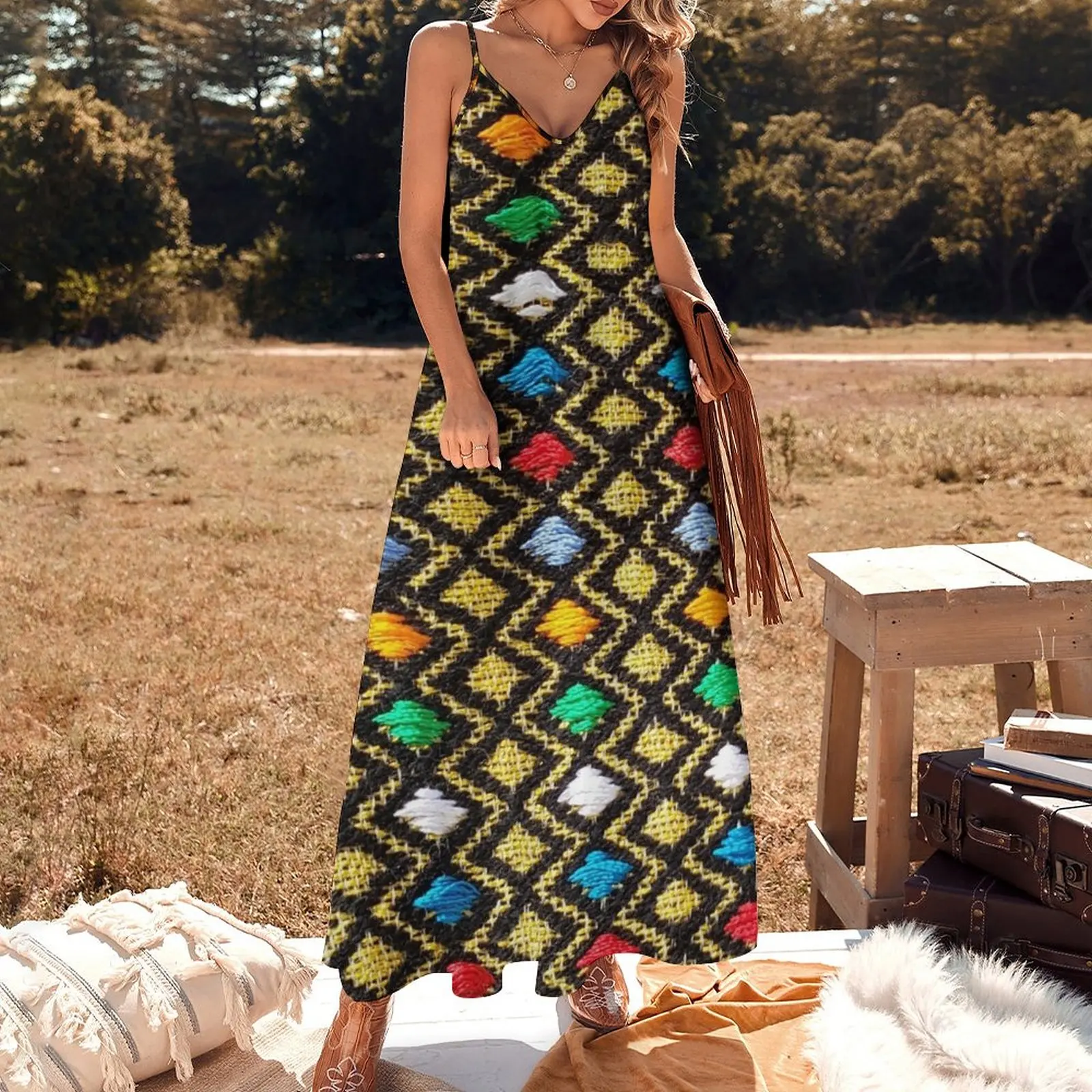 Beutiful Ethiopian/Eritrean Hager Libse Designed Original Pattern. Sleeveless Dress summer dress Prom gown