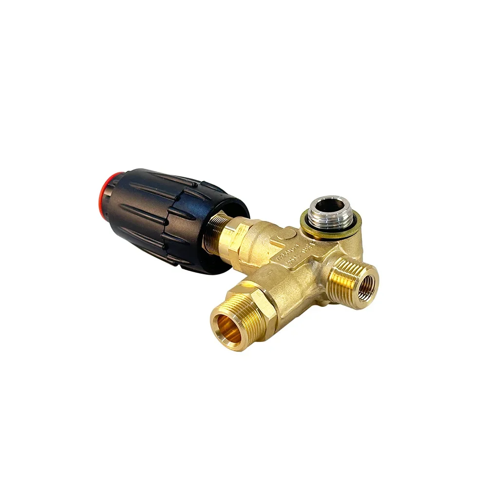 Flow 50L/min Pressure Washer Adjustable Pressure Regulator 300bar Bypass Regulating Valve