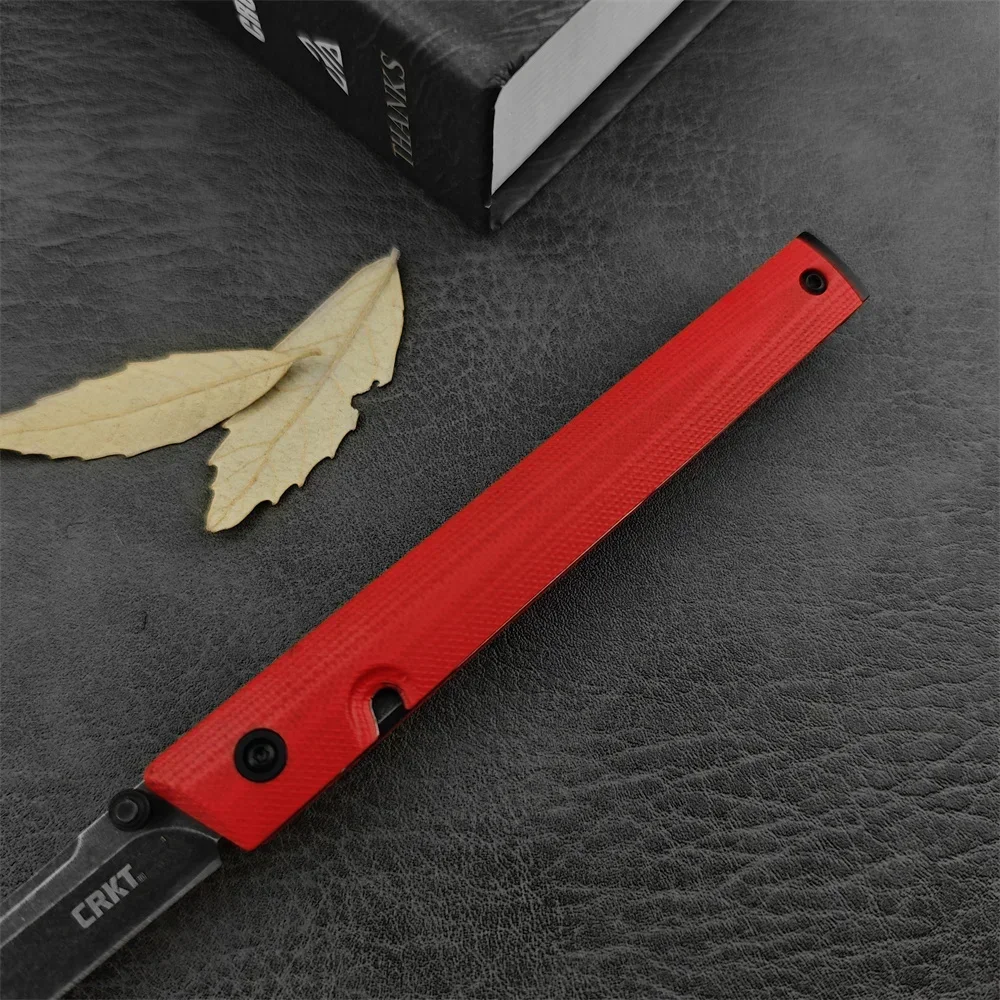 Slim CRK 7096 CEO Gentleman\'s Pocket Folding Knife 8CR17Mov Blade G10 Handle Outdoor Camping Hunting Knives EDC Tactical Tools