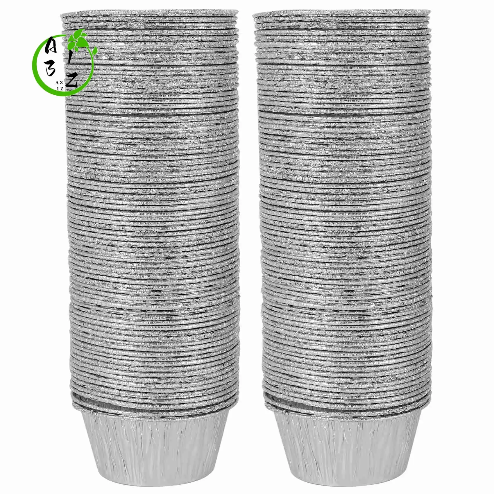 

A31Z-150 Pcs Aluminum Foil Cupcake Cups Ramekin Muffin Baking Cups, Disposable Muffin Liners, Ramekin Holders Cups, Aluminum Cup
