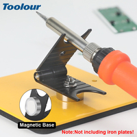 Toolour Magnetic Base Soldering Iron Stand Soldering Iron Stand Holders Support with Adjustable Height for Electronics Repair
