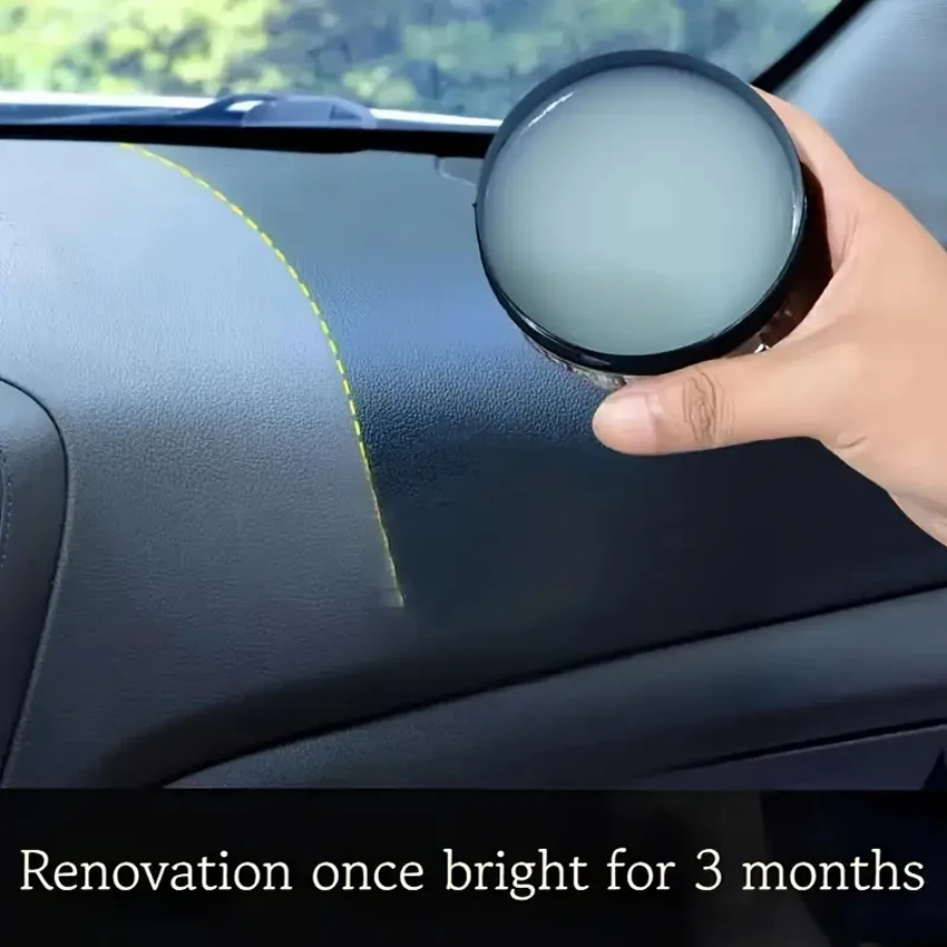 Car Interior Renovation Wax - Plastic Parts Repair Agent, Tire Protection and Gloss, RV Interior Repair Agent