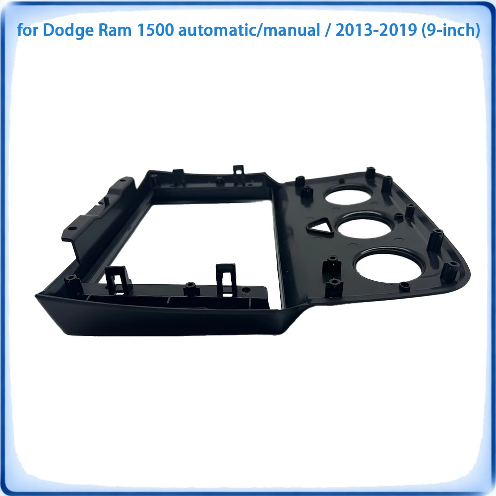 Car Radio Fascia Frame For Dodge Ram 1500 Auto/Manual 2013-2019 9 inch With Canbus Decoder & Wiring Harness Car Accessories