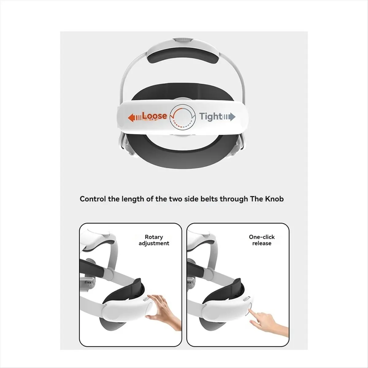 T80C! Head Strap for Apple Vision Pro, VR Accessories Replacement Sponge Head Strap
