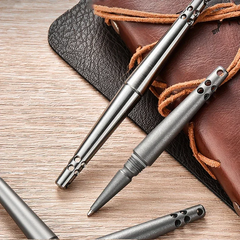 NEW Titanium Alloy Outdoor EDC Multifunctional Self-defense Survival Tactical Pen Car Emergency Window Breaker Tools