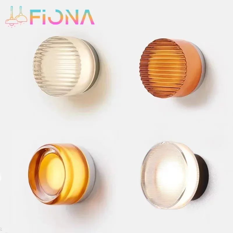 modern round led glass wall light sconce living room corredor corredor quarto banheiro decoracao de casa iluminacao interior 01