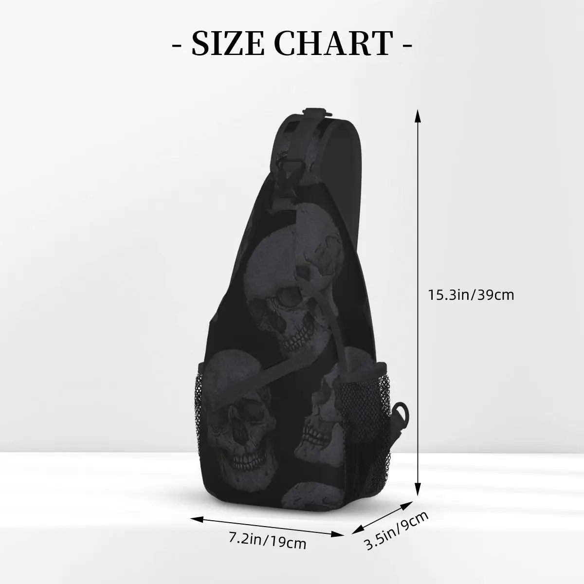 Bones Skeleton Souls Crossbody Bag Sports Skulls Chest Bag Unisex Women Man Fashion Shoulder Backpacks Travel