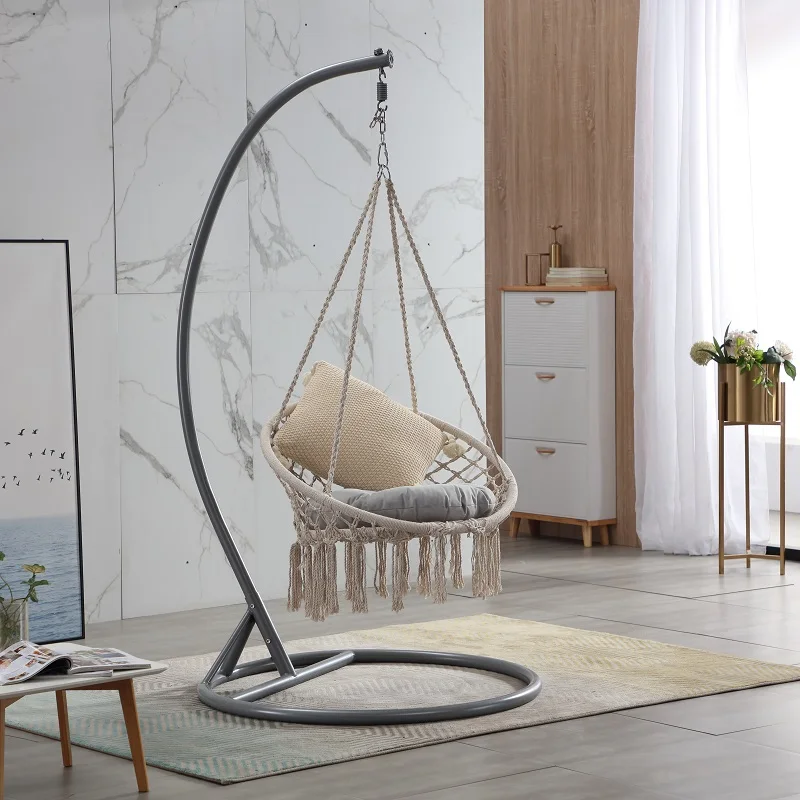 

Indoor Kids Hanging Chair Swing Relaxation Minimalistic Garden Chair Miniature Rope Cadeira Jardim Varanda Home Decoration