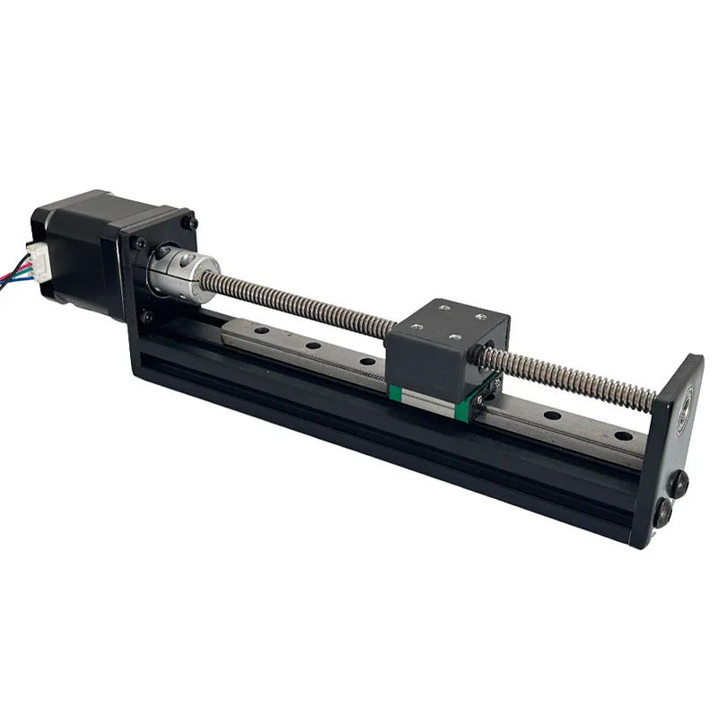 moteur-pas-a-pas-nema17-glissiere-a-vis-course-de-200mm-guide-lineaire-a-ligne-unique-petit-module-d'etabli