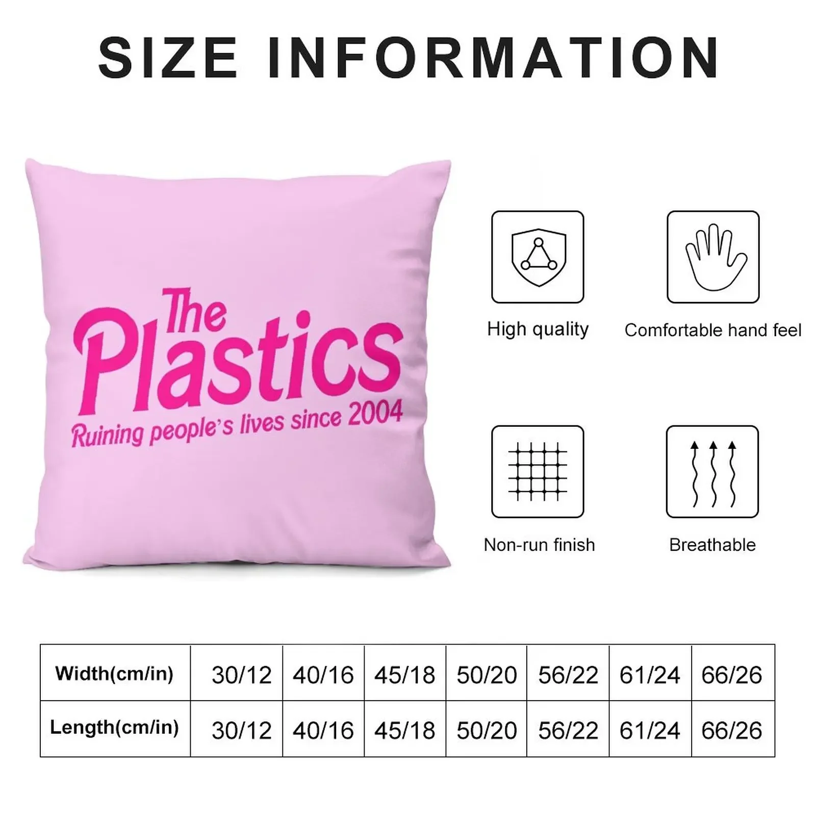 The Plastics Mean Girls Ruining People’s Lives Since 2004 Throw Pillow autumn decoration Pillowcase Cushion pillow