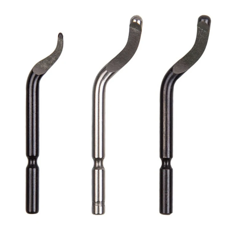 Useful Accessories Burr Handle Blades Deburring Steel Woodworking Workshop Equipment For Copper High speed steel Metal