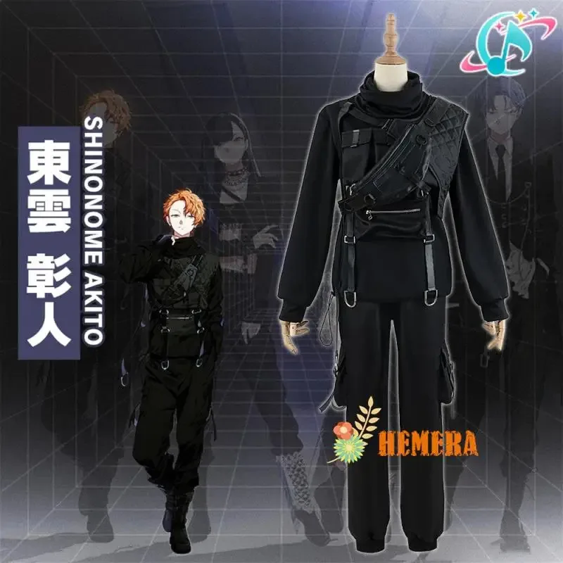 Красочная сцена проекта Sekai, Azusawa Kohane Shiraishi An Shinonome Akito Aoyagi Toya, яркая одежда для косплея BAD SQUAD