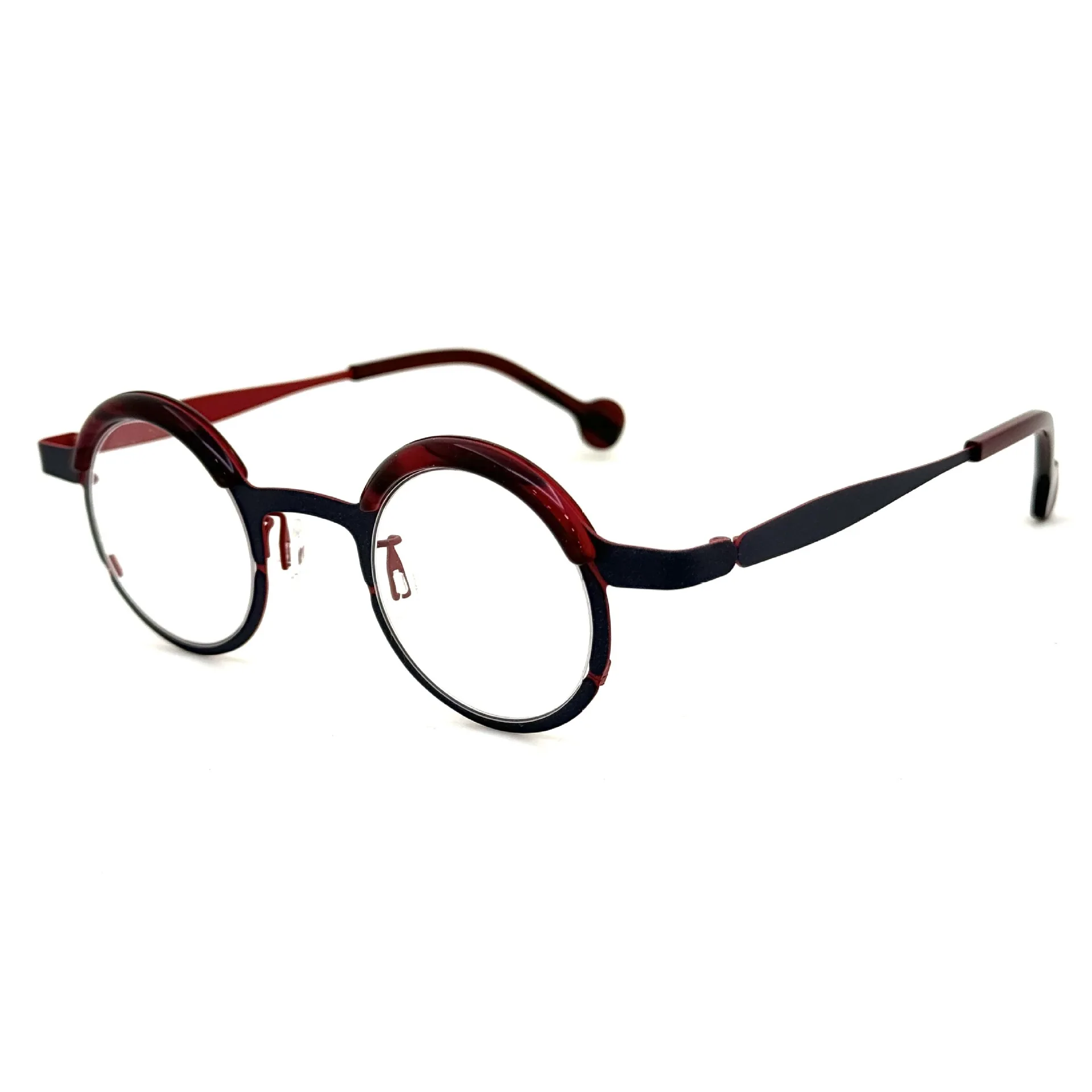 Belgium Designer Blue Tortoise Acetate Glasses Eyewear Spectacle Frame Men Women Prescription Progressive Eyeglasses Tag