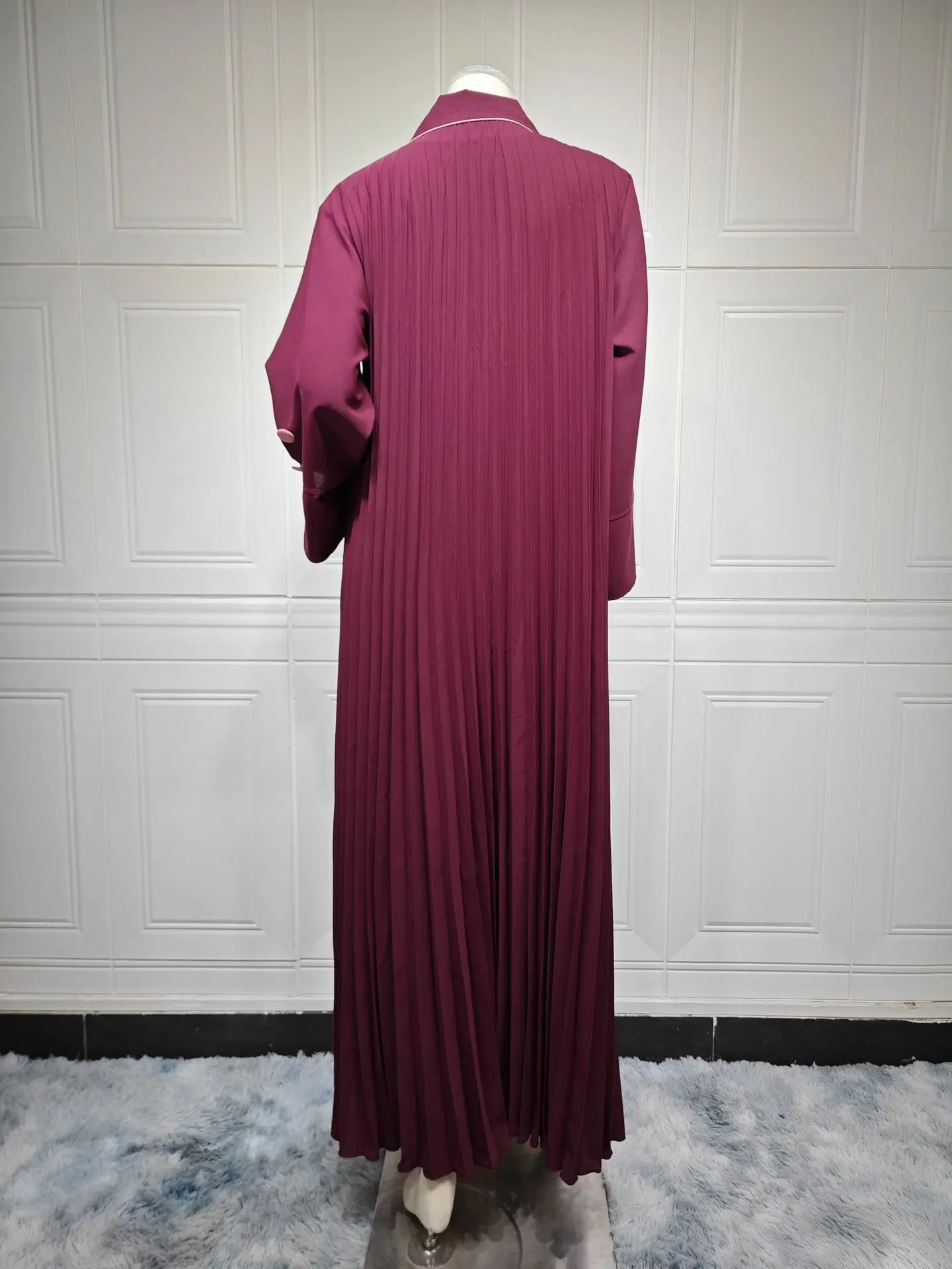 Abaya musulmana de manga dividida con botones para mujer, vestido largo, Abaya, Marruecos, caftán, Turquía, árabe, elegante, 2023