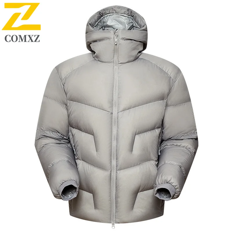 Warm Down Jacket Solid Color High Quality Comfortable Snow Skiing Puffer Jacket Street Minimalist Winter Jacket Men's Clothing