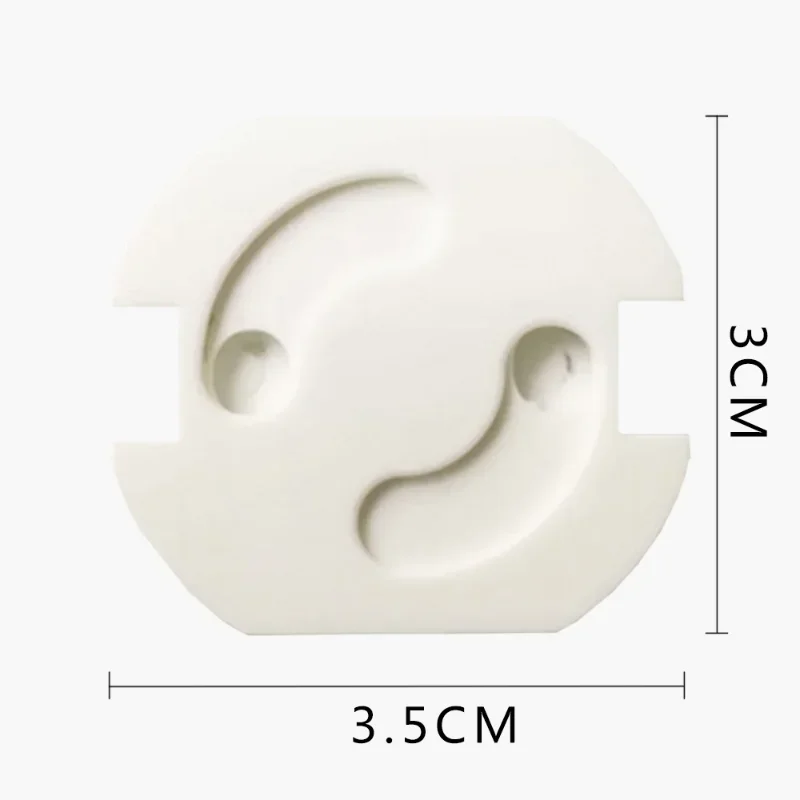 EU Baby Socket Covers (10-Pack) - Childproof Electrical Outlet Protectors, Shockproof Plug Guards