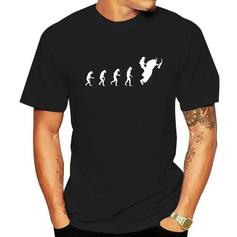 Men's Evolution Of Man To Snowmobile Rider T-Shirt Snow Racer Gift Tee FREE S&H!Men T Shirts Short