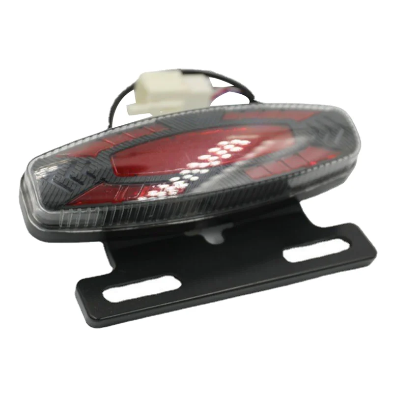 

Motorcycle Rear Lights 36V 48V LED Motorcycle Brake Light Tail Light Motorbike Stop Turn Signal Direction Indicator