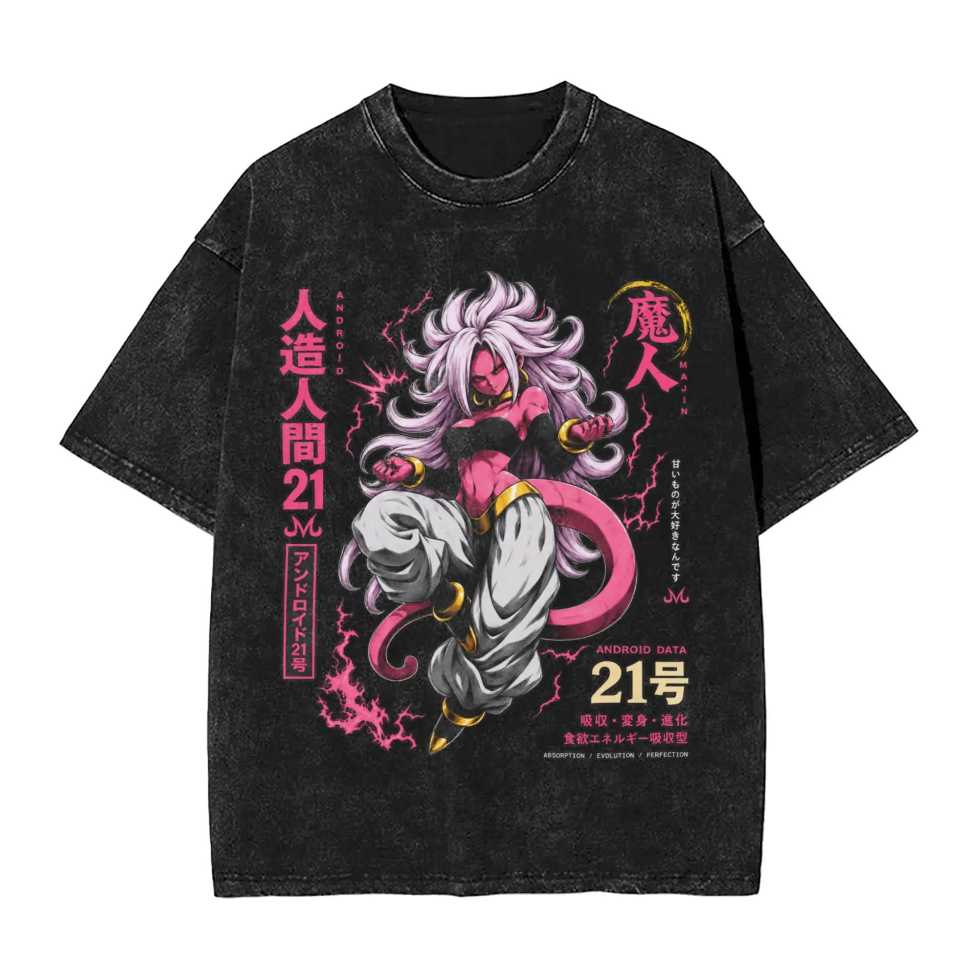 Android 21 Anime Dragon Ball Z Fighter T Shirts Cotton Trending Tshirt For Men Short Sleeves Design Tees