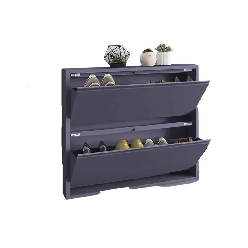 Metal Modern Shoe Rack Hanging Wall Living Room Shoe Cabinet Storage Organizer Organizador De Zapatos Hallway Furniture