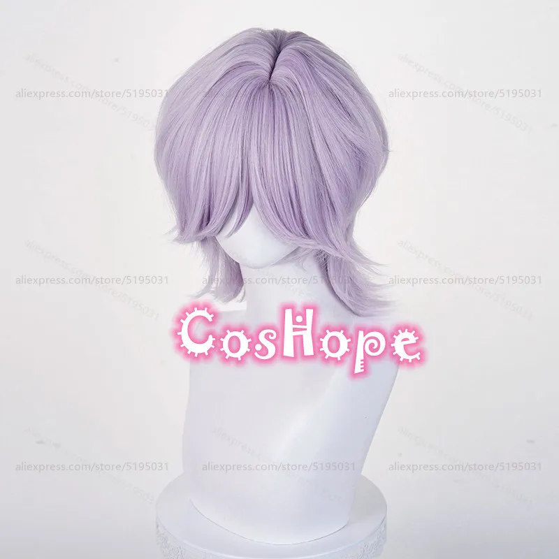 Saja Boys Mystery Cosplay Wig Purple Mixed Wig Heat Resistant Synthetic Wigs for Halloween Carnival Costume
