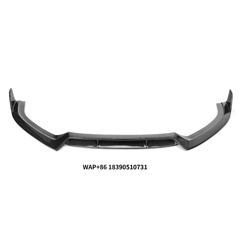 

High Quality A6 S6 C7.5 Sports Real Carbon Fiber Front Lip KB Style Diffuser Bumper Spoiler for A6 S6 C7.5 2016 2017 2018