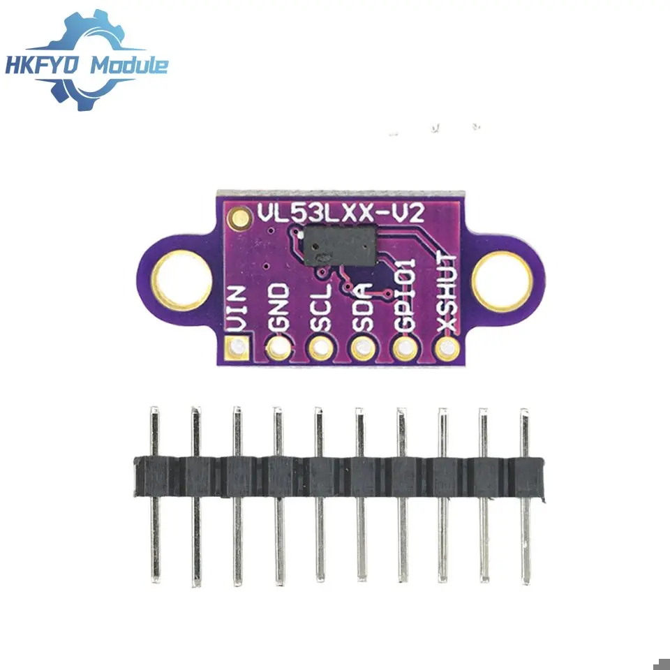 VL53L0X Time-of-Flight (ToF) Laser Ranging Sensor Breakout 940nm GY-VL53L0XV2 Laser Distance Module I2C IIC 3.3V/5V For Arduino