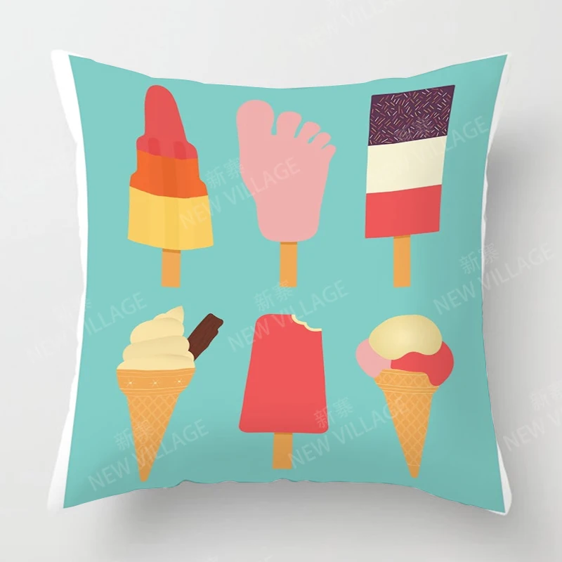Modern Decorative Cushion for Home Living Room Decor Throw Pillow Cover 45*45 40x40cm 60x60cm 45x45cm 50x50cm sofa food 40*40