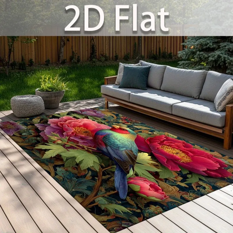 Red Roses Carpet Living Room Large Rug Luxury Floral Bedroom Decor Romantic Area Rugs Sofa Floor Mat Valentine Gift