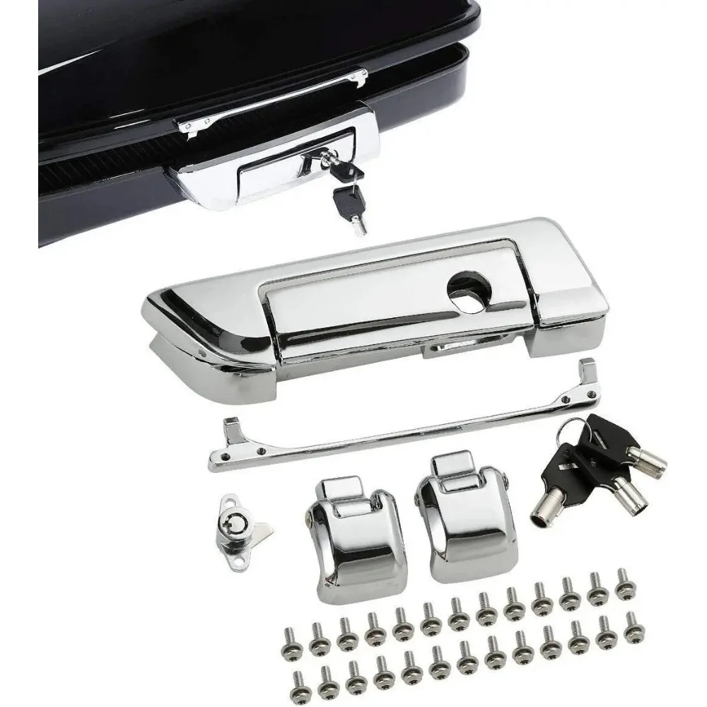 Motorycycle Tour Pack Latches with Keys for Harley Touring Road King Road Glide Street Glide Electra Ultra-Classic 2014-2023