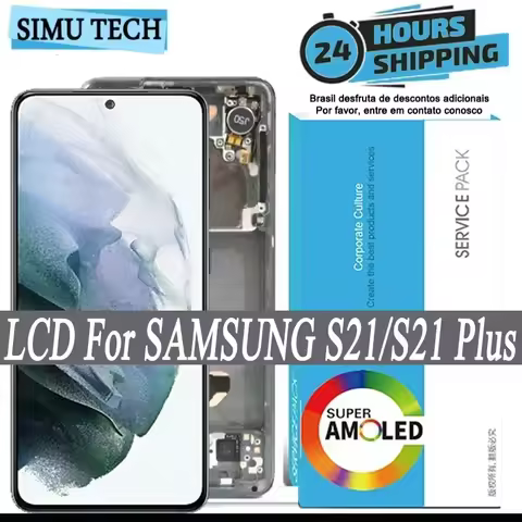 Super AMOLED LCD Touch Screen for Samsung S21 plus 5g g996,S21 5G SM-G991 repair parts,High Quality