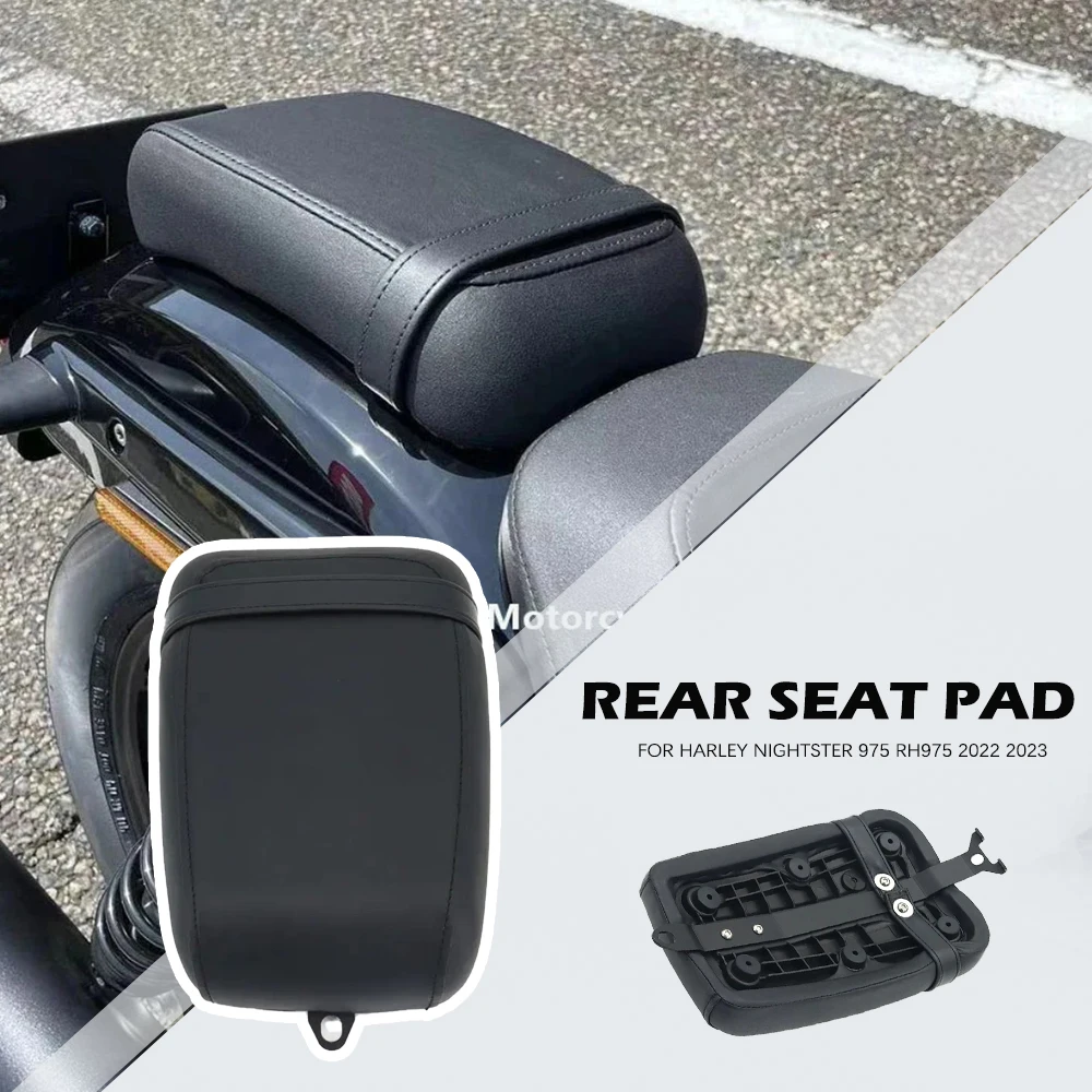

New Accessories FOR Harley Nightster 975 RH975 2022 2023 Black Solo Seat Sundowner Passenger Pillion Rear Seat Pad