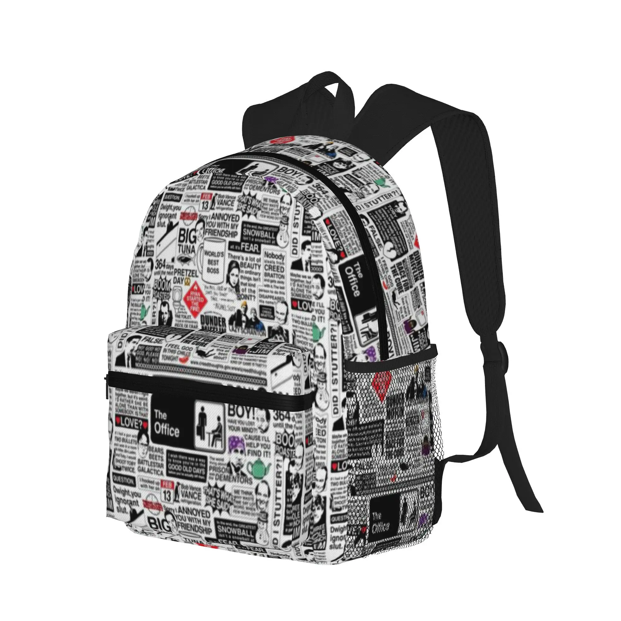 Wise Words From The Office - The Office Quotes (Variant)  Casual Backpack for Students and Adults Backpacks