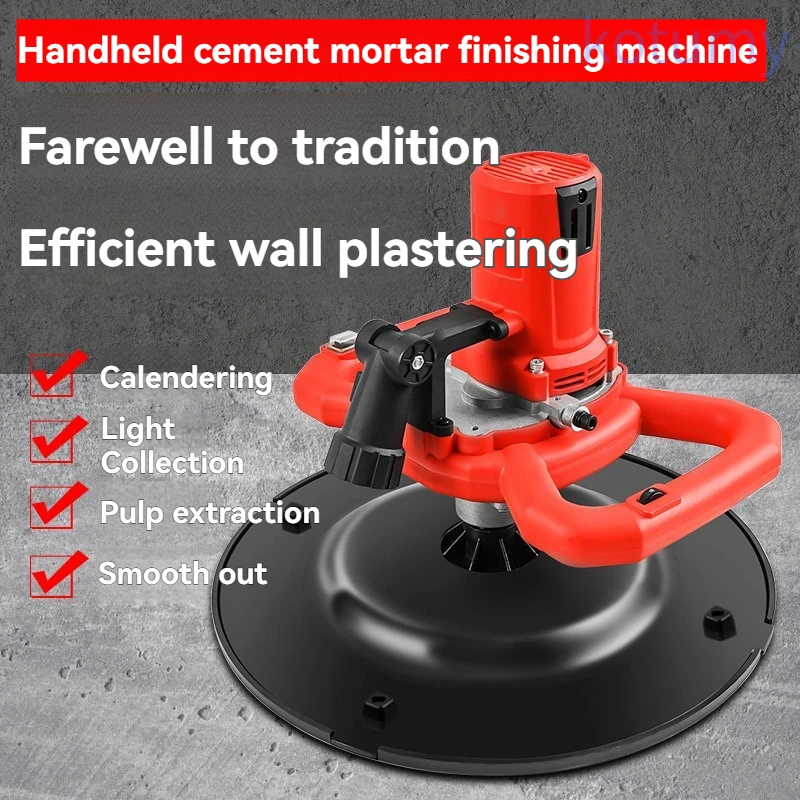 Cement Mortar Troweling Machine, Floor Smoothing Machine, Concrete Wall Plastering Grinding & Rendering Tool