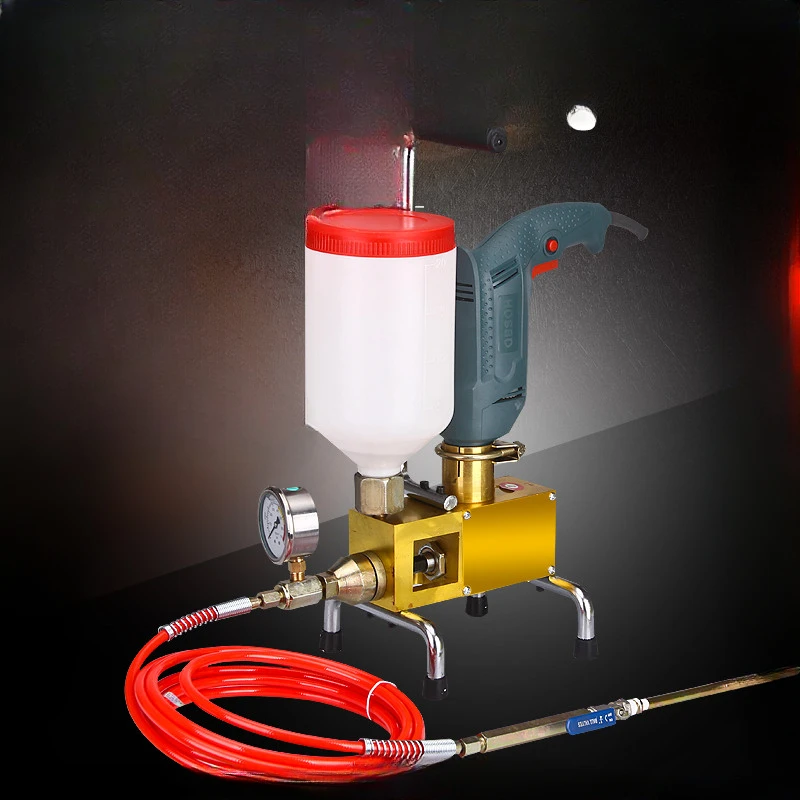 Small electric high-pressure grouting machine Polyurethane waterproof leak-patching Glue filling