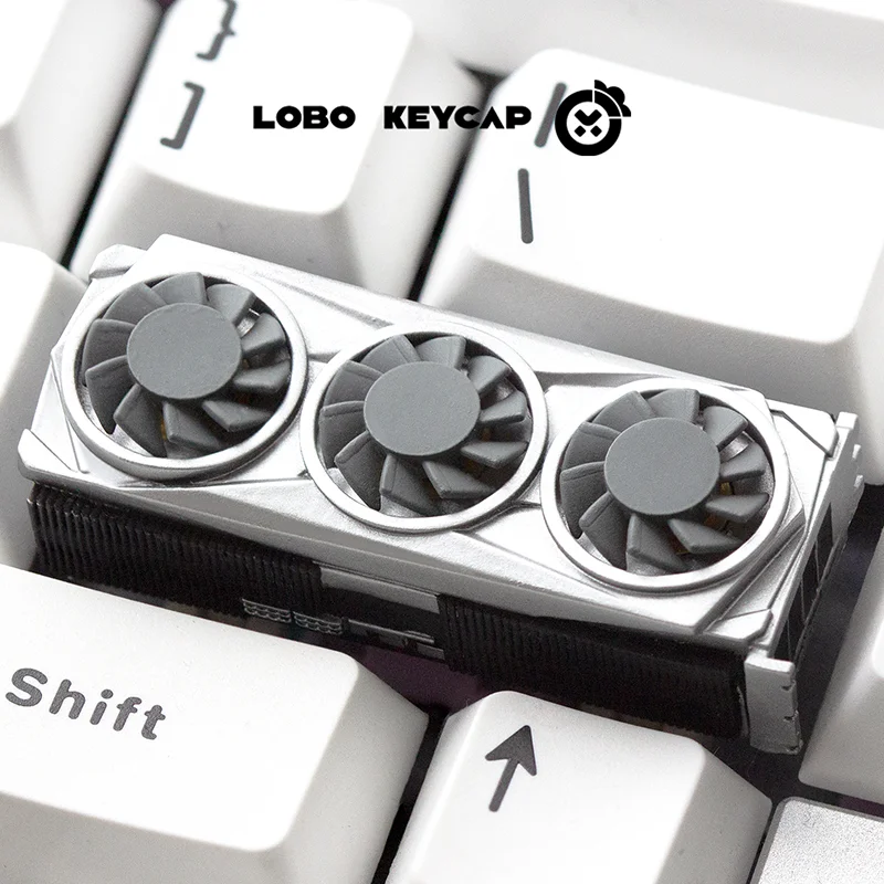 Grafikkarte 2.5U Artisan Keycap aus Kunstharz, individuell austauschbare mechanische Tastatur-Keycap, Fan-Art, kreatives Geschenk, Anime Shift Geschenke