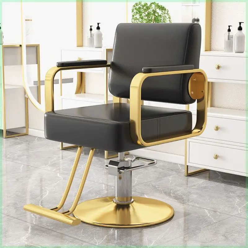 

Cosmetic Recliner Barber Chairs Barbershop Manicure Ergonomic Chair Comfortable Vanity Silla De Barbero Beauty Salon Furniture