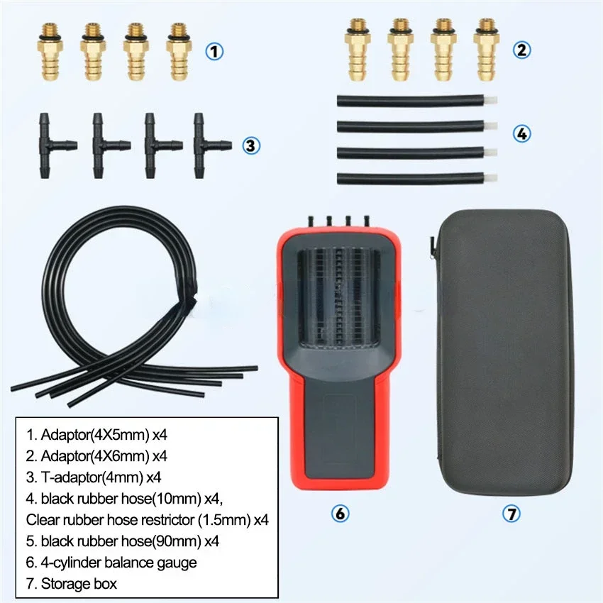 

Bestseller Motorcycle Four Cylinder Balance Gauge Four Cylinder Synchronous Balance Gauge Carburetor Electronic Injection Dual