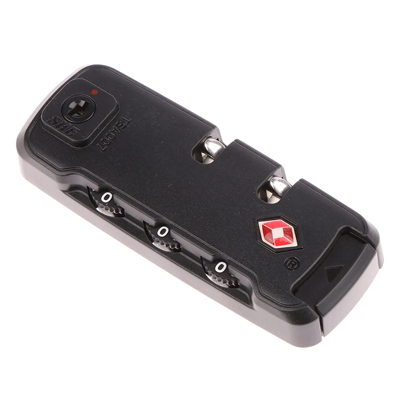 TSA 3 Digit Combination Security Padlock Fixed Password Lock Travel Suitcase Luggage Cabinet Locker Accessory