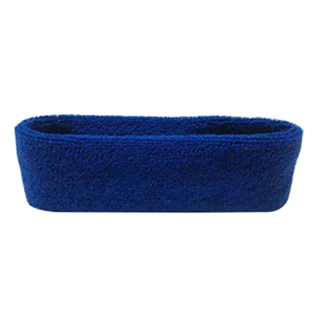 Head Sweatband Women Men Sports Safety Elastic Absorbent Fabric Sport Headband Exercise