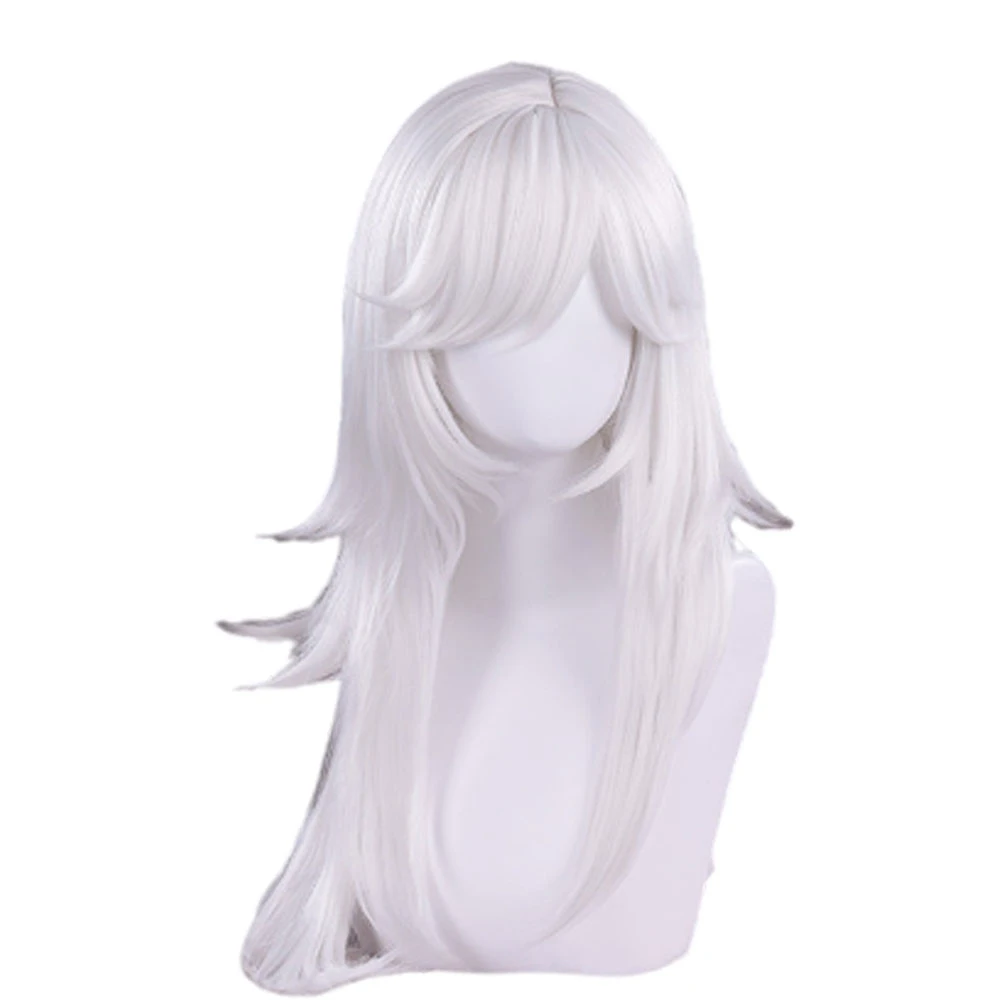 Wig Cosplay Cyno Game Cosplay Genshin Impact Wig Rambut Cosplay Natal Anime