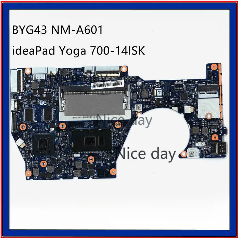 For Lenovo Yoga 700-14ISK Laptop BYG43 NM-A601 With I5-6200U CPU GT940M 2G-GPU