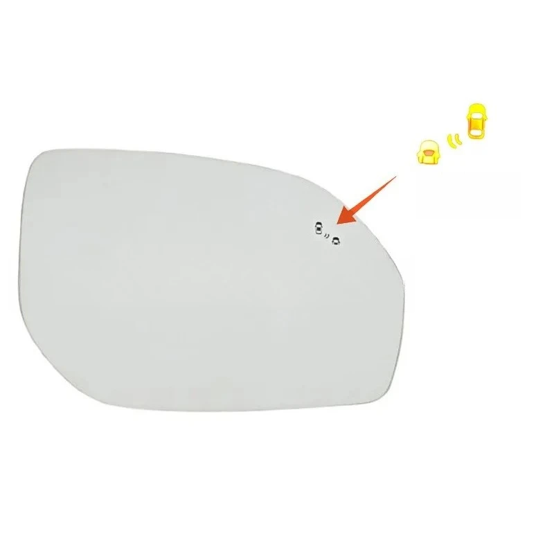 1pc Blind Spot Side Mirror Glass for Hyundai SANTA FE 3 III DM 2015-2018 BSD Heated Auto replace 87611-2W120 rearview BSM BSA