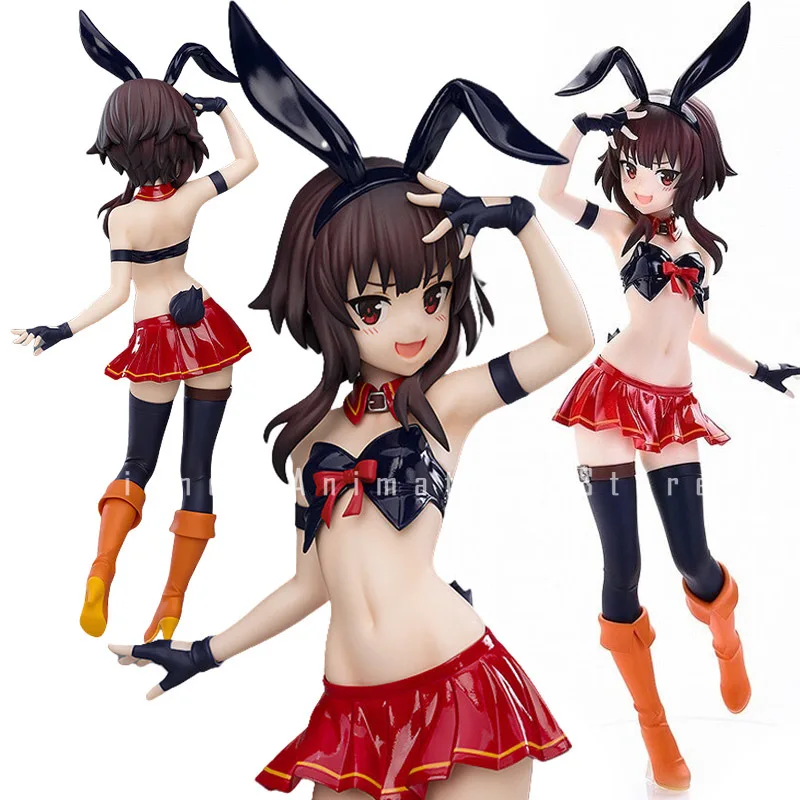 In Stock Kono Subarashii Sekai Ni Shukufuku O Megumin Bunny Ver L Anime Kawaii Cute Girl Action Figure Toy Collection Model Doll