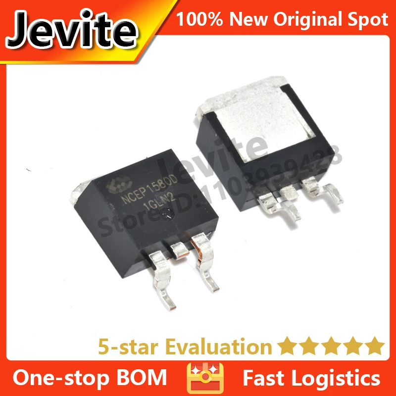 

Jevite 100% New Original electronics Controller 10-50 units/lote NCEP1580D TO-263 150V 80A MOSFET transistor