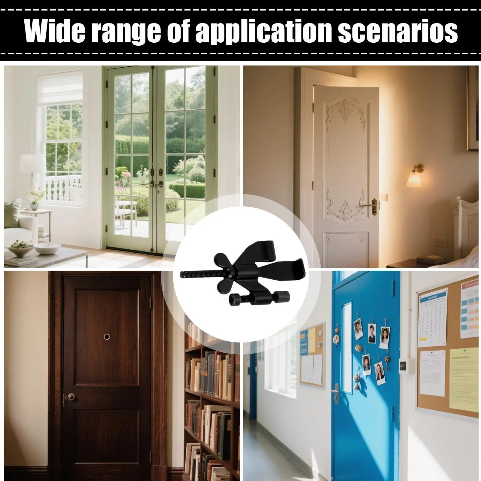 

Дверной стопор, портативный, без дрели, предохранительный замок, дверной глушитель, стопор, защитный замок для квартиры, общежития, отеля, колледжа, путешественника