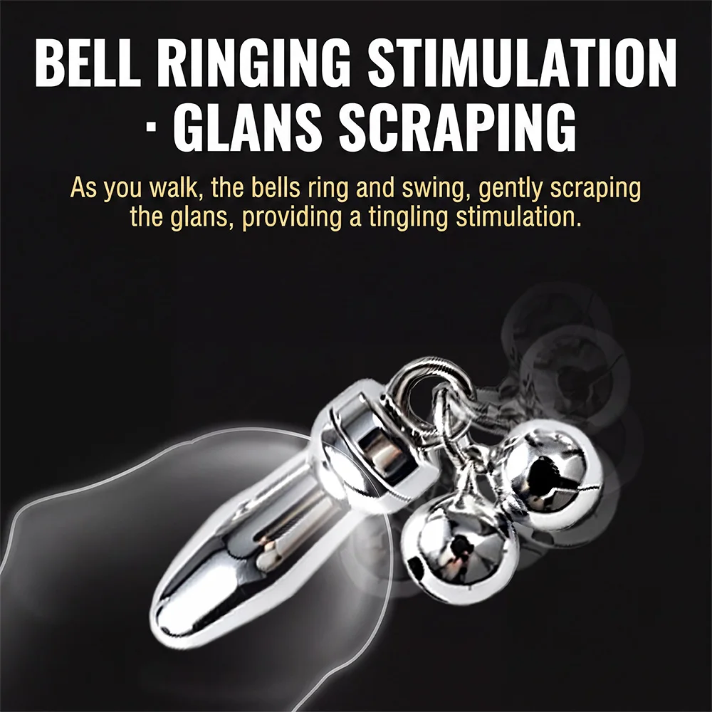 Stainless Steel Urethral Dilator Urethra Sounding Hollow Urethral Stimulate Plug Delayed Ejaculation Men Masturbator Sex Toy view 6