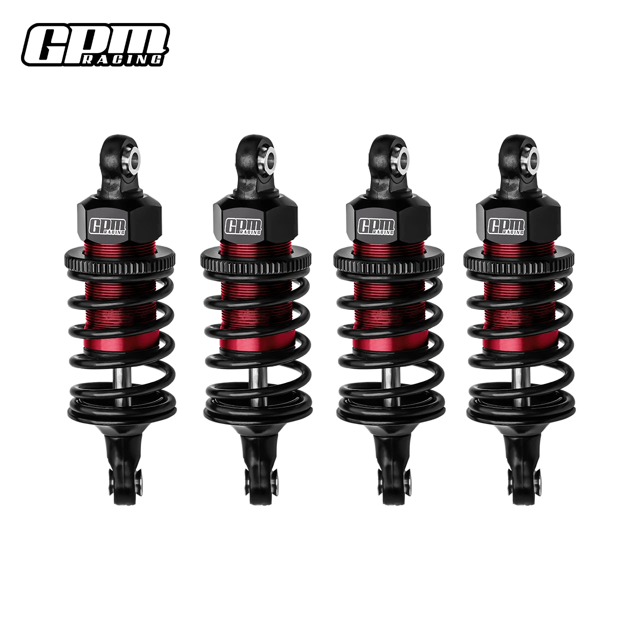 GPM TRAXXAS 1/10 4-TEC Drift Ford Mustang للصدمات الفائقة المملوءة بالزيت F+R #6